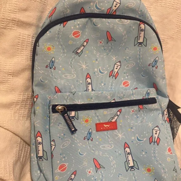 Scout Bags Junior Pack Leader Astro Pup light blue in excellent condition rocket - Picture 10 of 13
